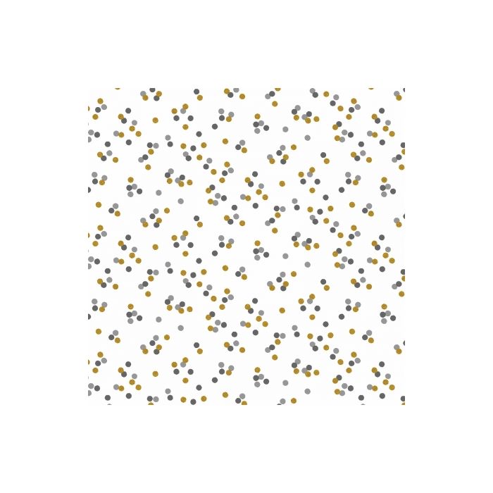 Cotton and Steel Early Twilight Billy Balls Gray Showers Metallic