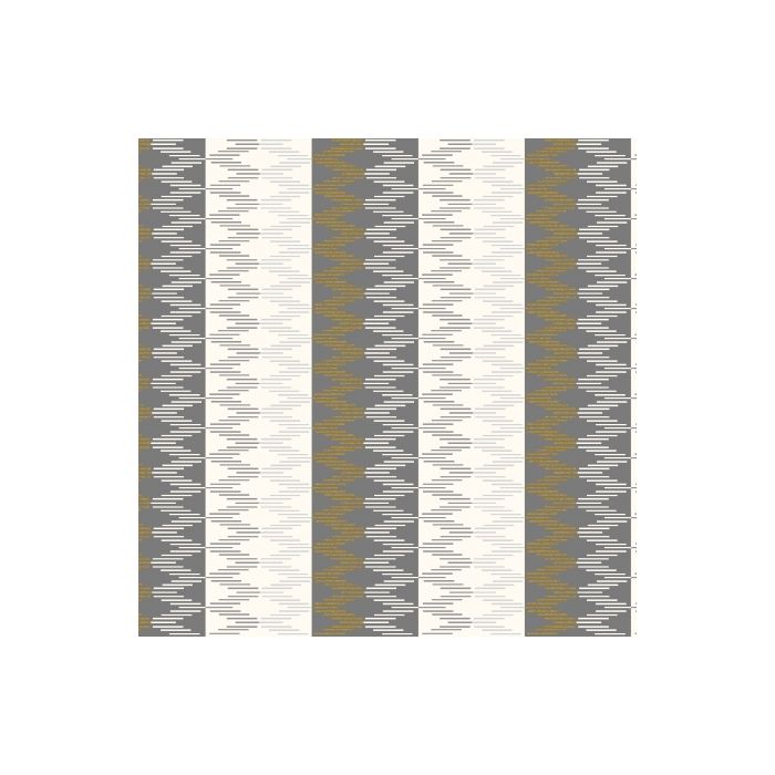 Cotton and Steel Early Twilight Sunset Stripe Rocky Coast Metallic