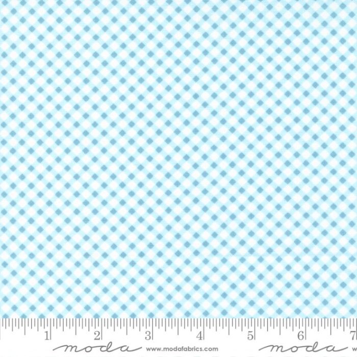 Moda Fabrics Ellie Gingham Blue