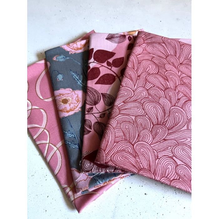 Ruby Star Society Fat Quarter Stoffpaket Unruly Nature Kiss Grey