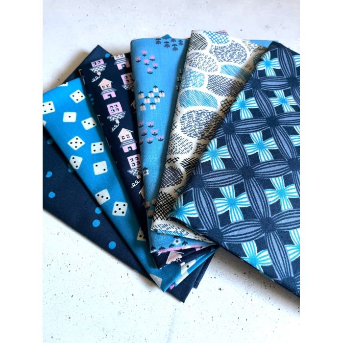 Ruby Star Society Fat Quarter Stoffpaket Tarry Town Navy