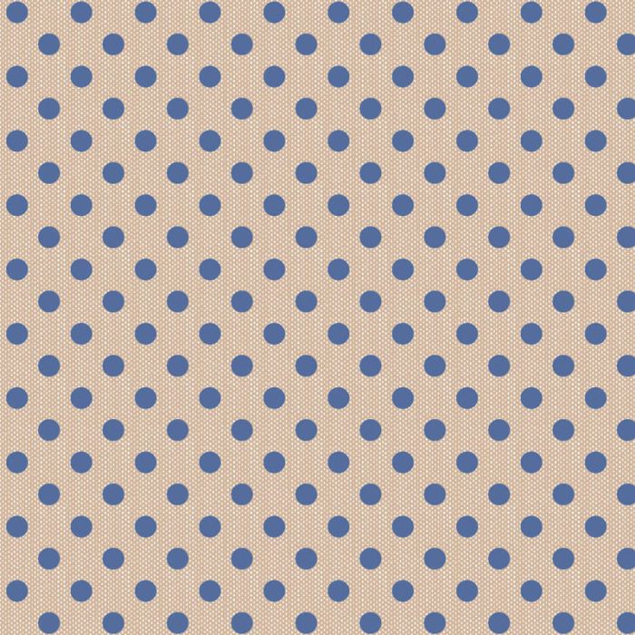 Tilda Creating Memories Woven Polkadot Blue