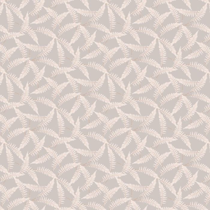 Figo Fabrics The Botanist Ferns Gray