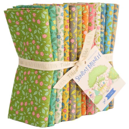 Tilda Fat Quarter Bundle Sunday Brunch Tipsy