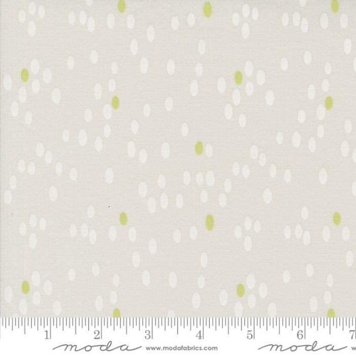 Moda Fabrics Olive You Dots Fog