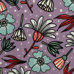 Swafing Canvas Garden Stories mit Blumen Flieder