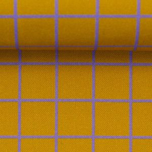 Swafing Canvas The Happy Canvas Story Karo Senfgelb