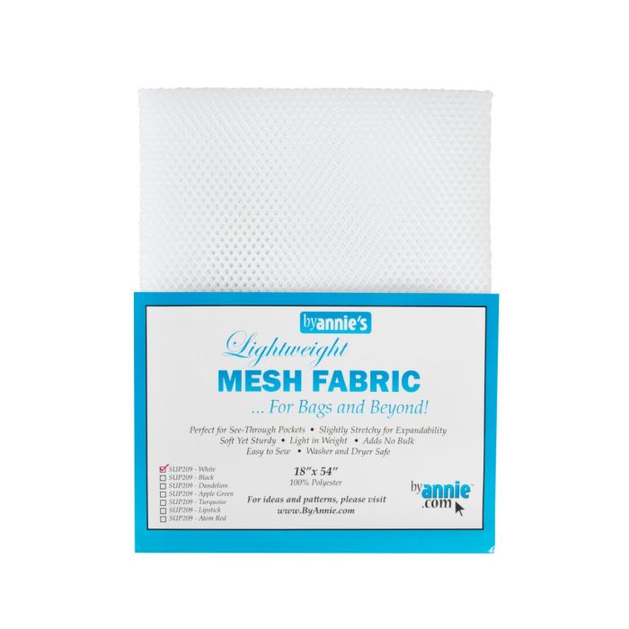 By Annie's Mesh Fabric White