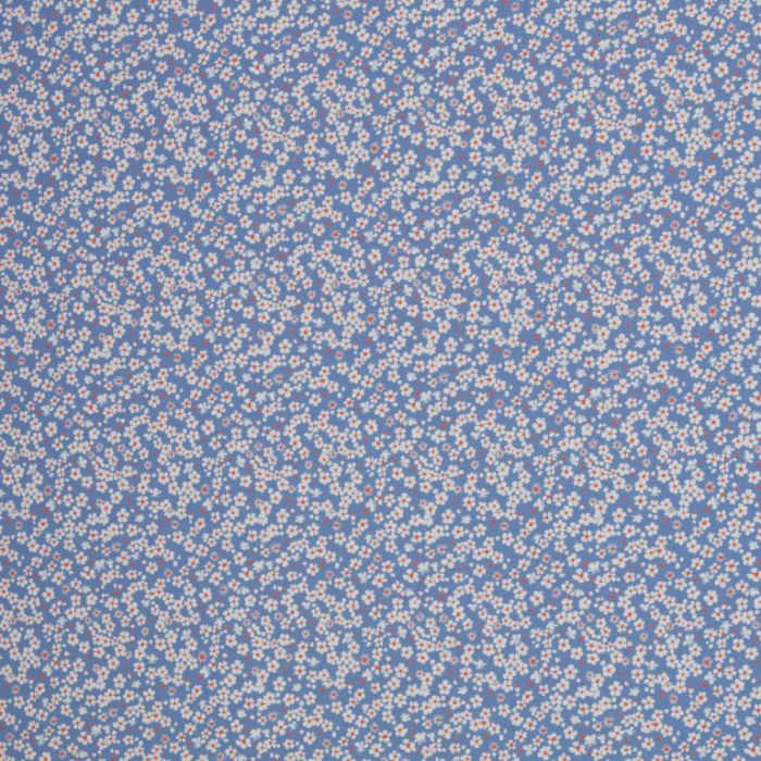 Swafing Webware Lilly Blau mit weißen Streublumen