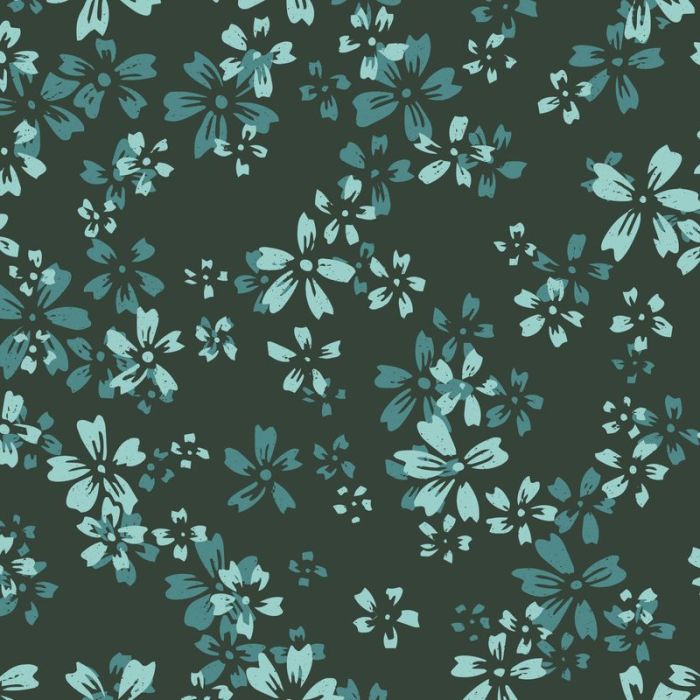 Cloud9 Fabrics Eventide Wildflower Dark Forest Backing Fabric