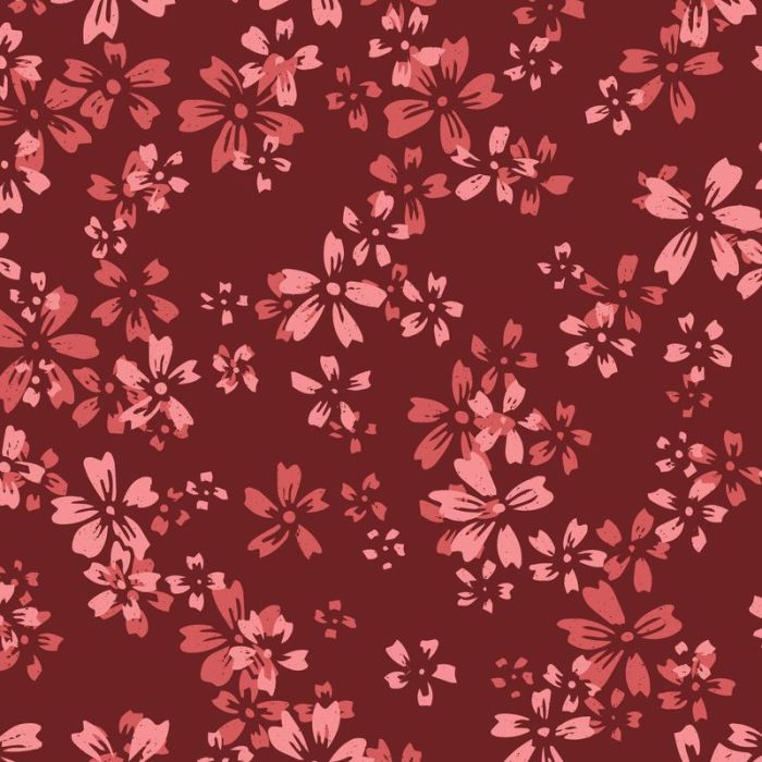 Cloud9 Fabrics Eventide Wildflower Burgundy Backing Fabric