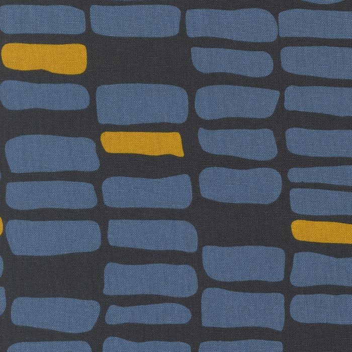 Moda Fabrics Zen Chic Urban Whisper Mochi Linen Brick Navy