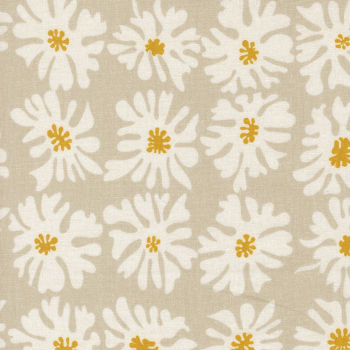 Moda Fabrics Zen Chic Urban Whisper Mochi Linen Bloom Stone