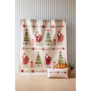 Tilda Quilt Kit Dear Santa Quilt Putty White