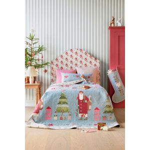 Tilda Quilt Kit Dear Santa Quilt Plaid Stone