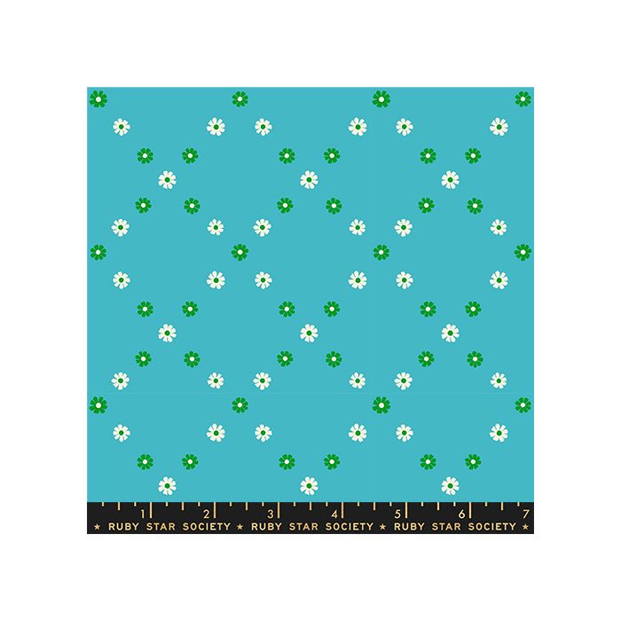 Ruby Star Society Best Day Ever Diamond Flowers Dark Turquoise