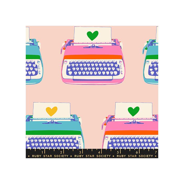 Ruby Star Society Best Day Ever Typewriters Vintage Pink Ruby Star Society Best Day Ever Typewriters Vintage Pink