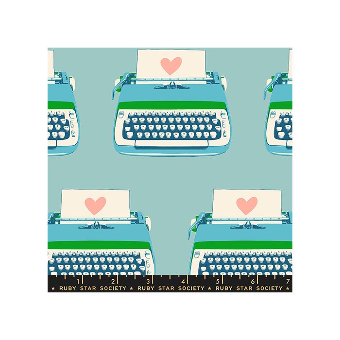 Ruby Star Society Best Day Ever Typewriters Turquoise