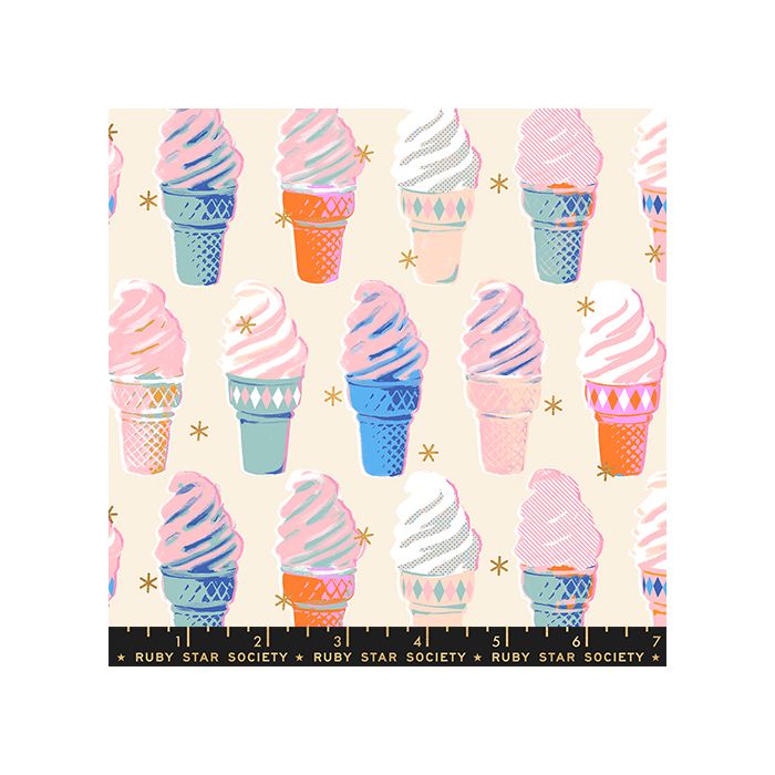 Ruby Star Society Best Day Ever Ice Cream Natural Metallic