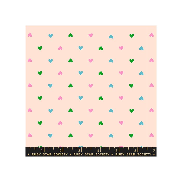 Ruby Star Society Best Day Ever Hearts Peach Cream