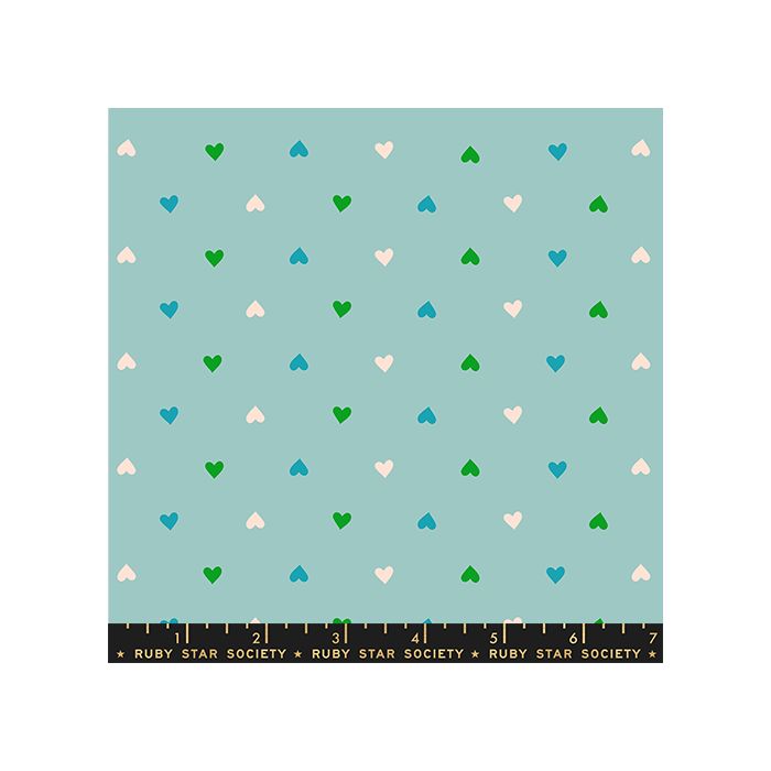 Ruby Star Society Best Day Ever Hearts Turquoise