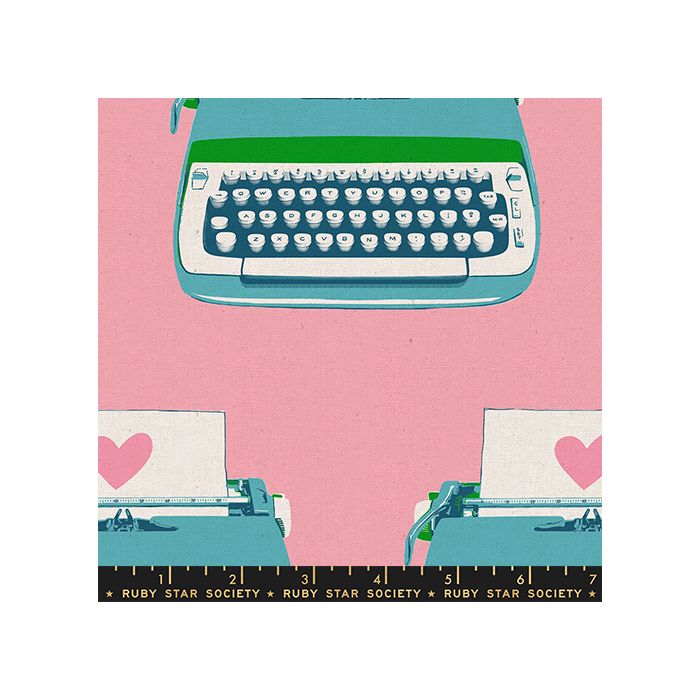 Ruby Star Society Best Day Ever Canvas Typewriters Posy