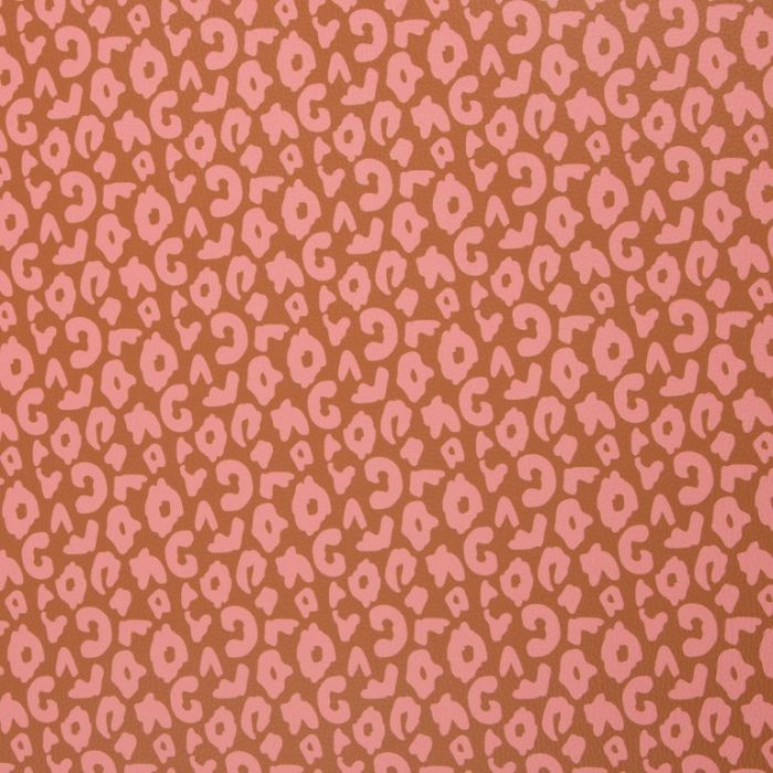 Leo Kunstleder Terracotta Rosa Cherry Picking – Meterware für Taschen