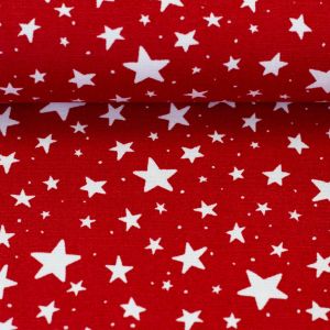 Swafing Canvas Wiebke Rot mit Sternen und Punkten