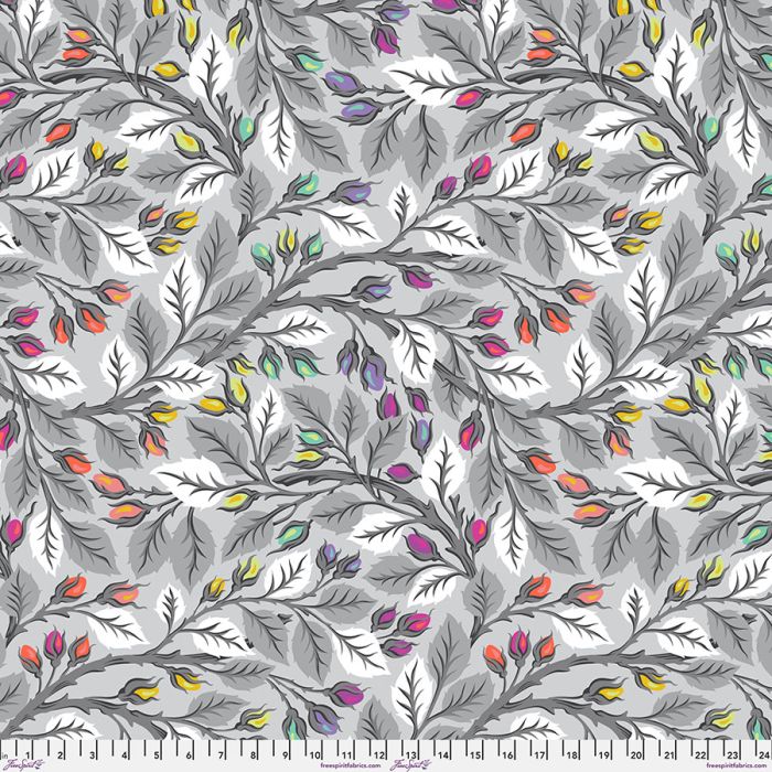 Tula Pink Graywork Best Buds Fog Backing Fabric - 2,74 m