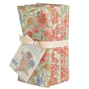 Tilda Fat Quarter Bundle Songbird Coral