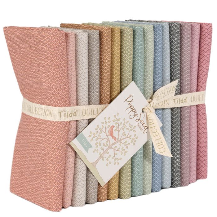 Tilda Fat Quarter Bundle Poppy Seed
