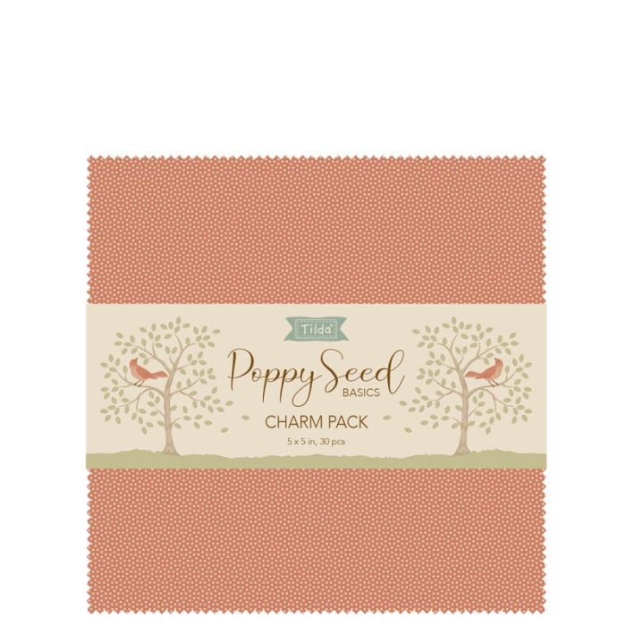 Tilda Charm Pack Poppy Seed