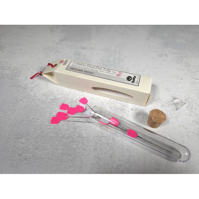 Tulip Hiroshima Stecknadeln mit Zellulosekopf Tulpe pink