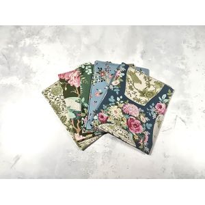 Tilda Fat Quarter Bundle Chic Escape Teal Green