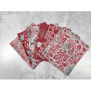 Tilda Fat Eight Bundle Windy Days Red