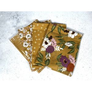 Moda Fabrics Fat Quarter Bundle Slow Stroll Gold