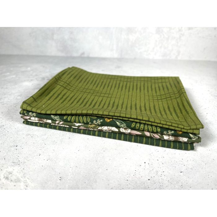 Moda Fabrics Fat Quarter Bundle Slow Stroll Green
