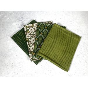 Moda Fabrics Fat Quarter Bundle Slow Stroll Green
