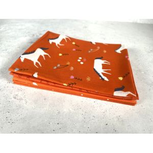 Moda Fabrics Fat Quarter Bundle Meander Geranium