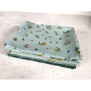 Moda Fabrics Fat Quarter Bundle Songbook A New Page Dark Teal Mist