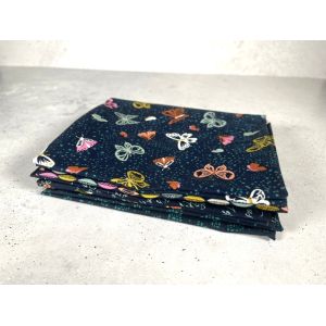 Moda Fabrics Fat Quarter Bundle Songbook A New Page Navy