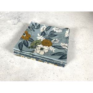 Moda Fabrics Fat Eight Bundle Slow Stroll Blue