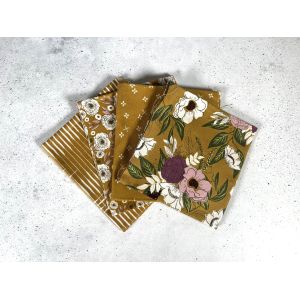 Moda Fabrics Fat Eight Bundle Slow Stroll Gold