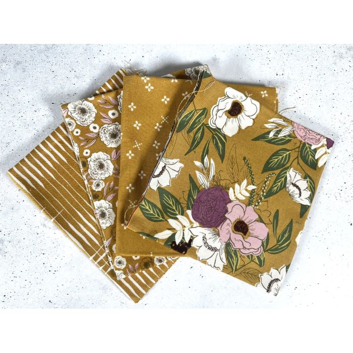 Moda Fabrics Fat Eight Bundle Slow Stroll Gold