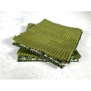 Moda Fabrics Fat Eight Bundle Slow Stroll Green