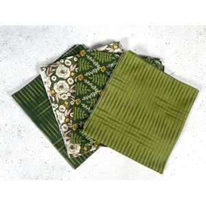 Moda Fabrics Fat Eight Bundle Slow Stroll Green