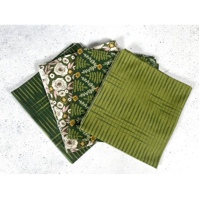 Moda Fabrics Fat Eight Bundle Slow Stroll Green
