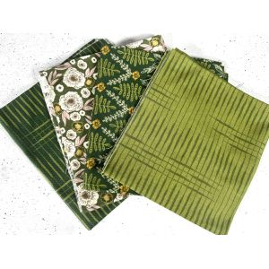 Moda Fabrics Fat Eight Bundle Slow Stroll Green