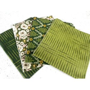 Moda Fabrics Fat Eight Bundle Slow Stroll Green