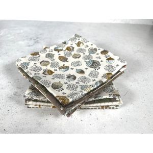 Moda Fabrics Fat Eight Bundle Slow Stroll Walnut Natural